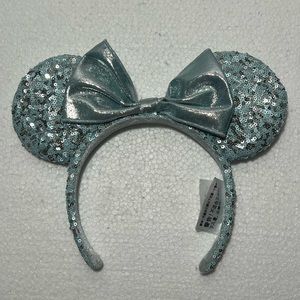 Disney Minnie Mouse Sequin Ears Arendelle Aqua